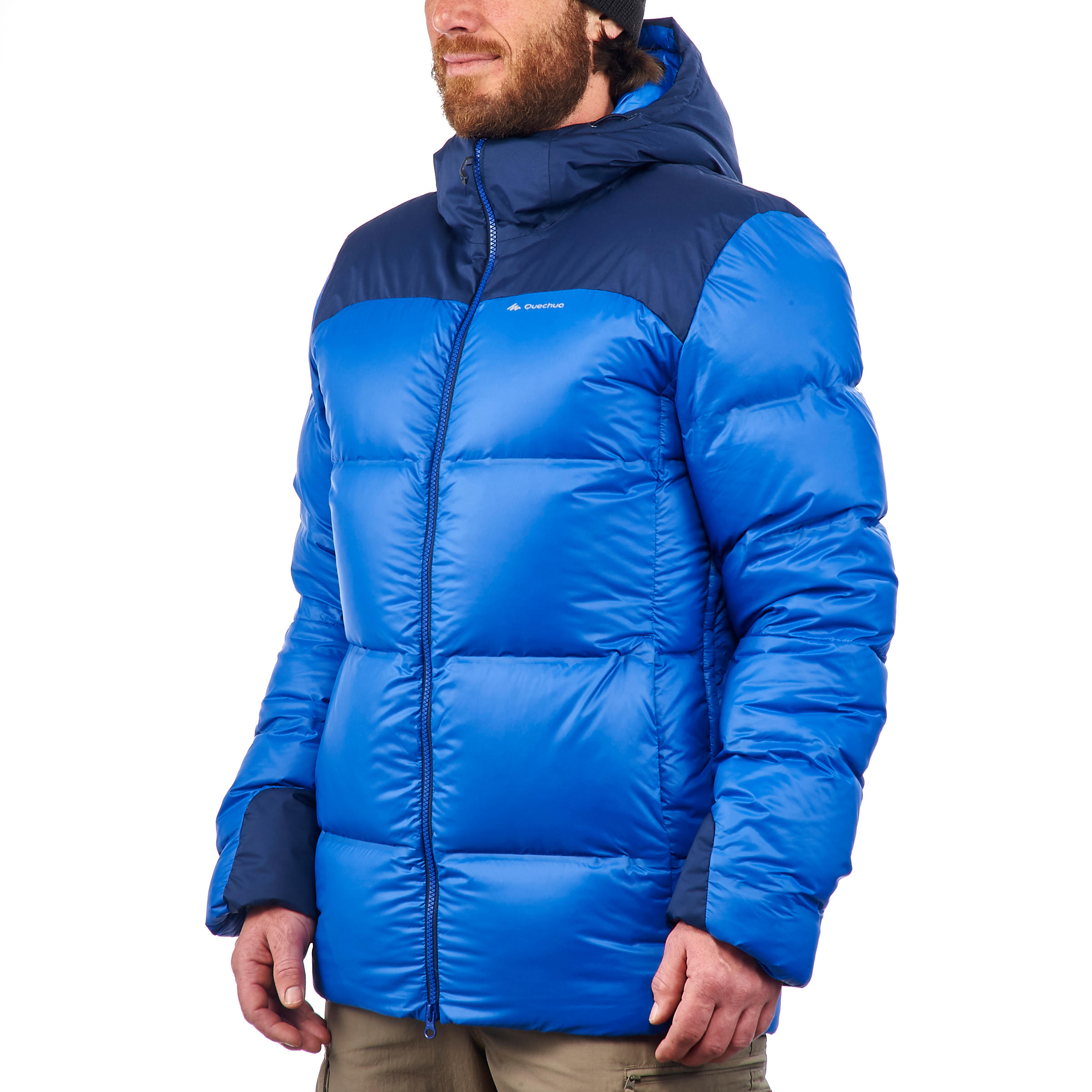 

Men' Mountain Trekking Down Jacket - Temp Rating -18°C - Trek 900 - blue