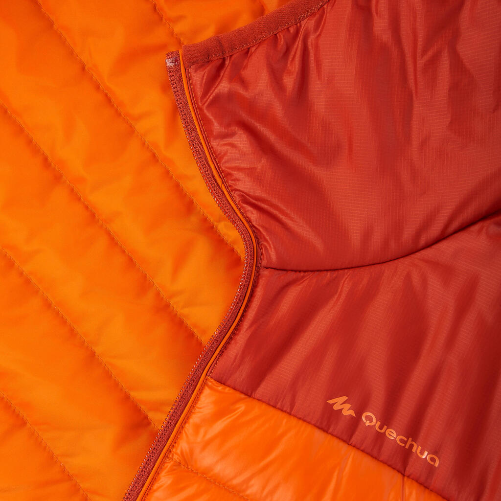 Moška jakna za treking iz puha X-Light – oranžna