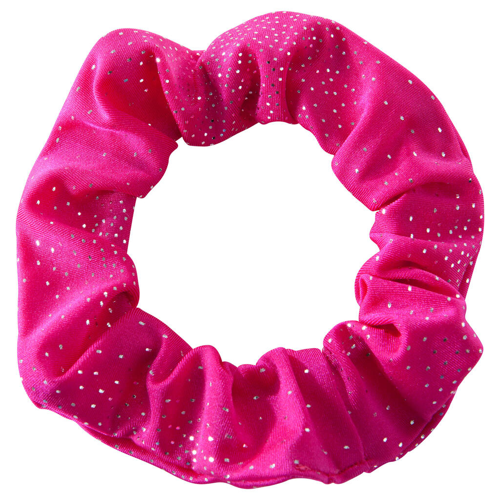 Girls' Cloud Pattern Gym (WAG & RG) Scrunchie - Pink