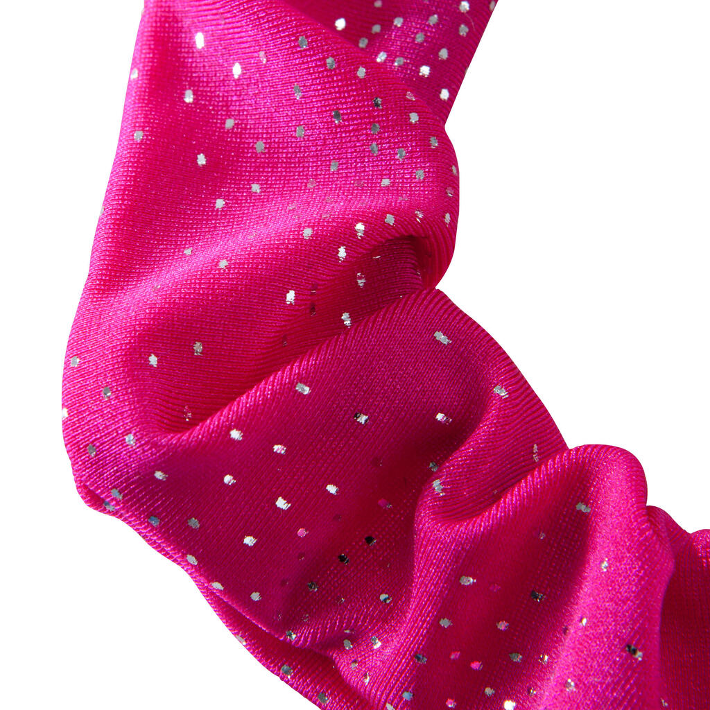 Girls' Cloud Pattern Gym (WAG & RG) Scrunchie - Pink