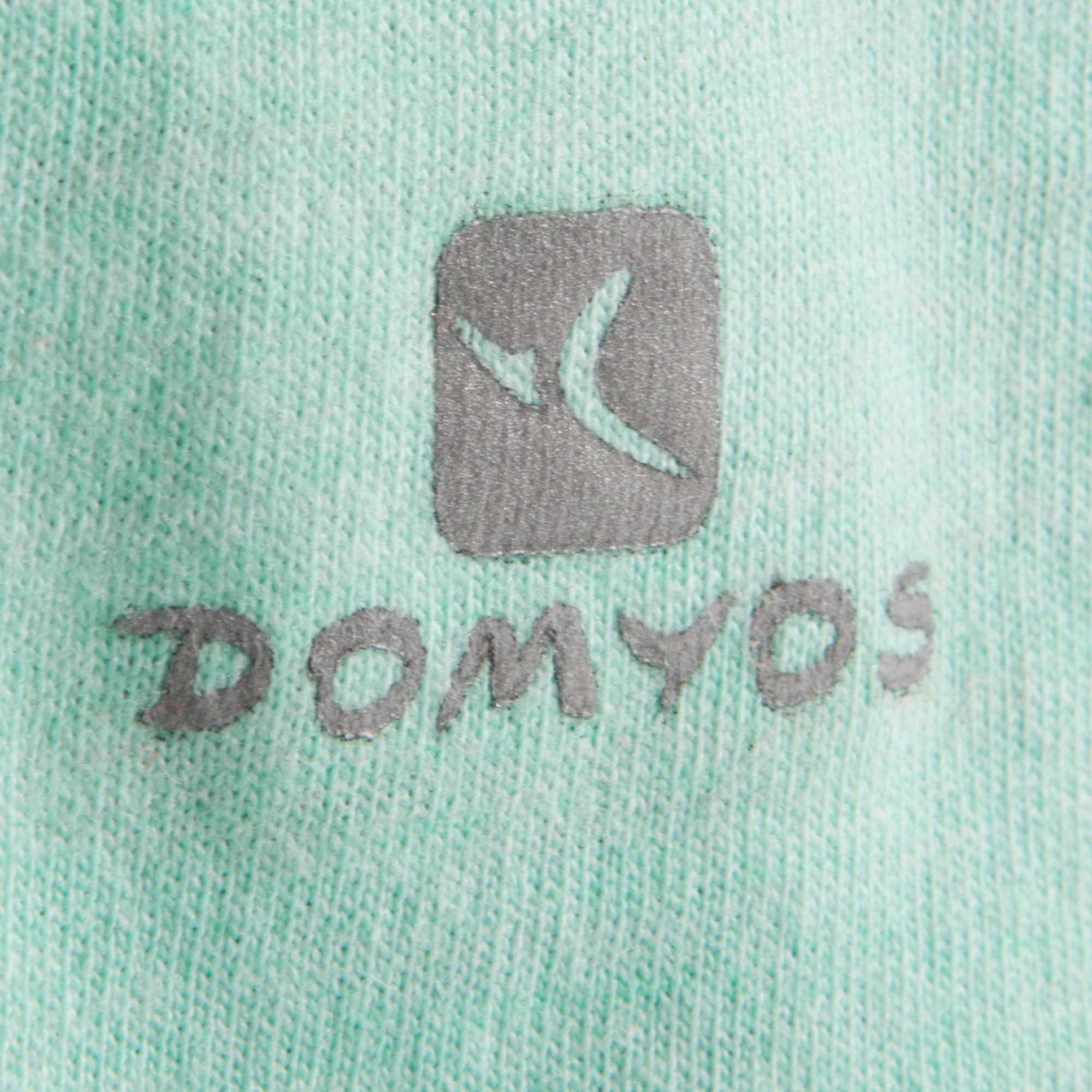 Girls' mint green open opening t-shirt