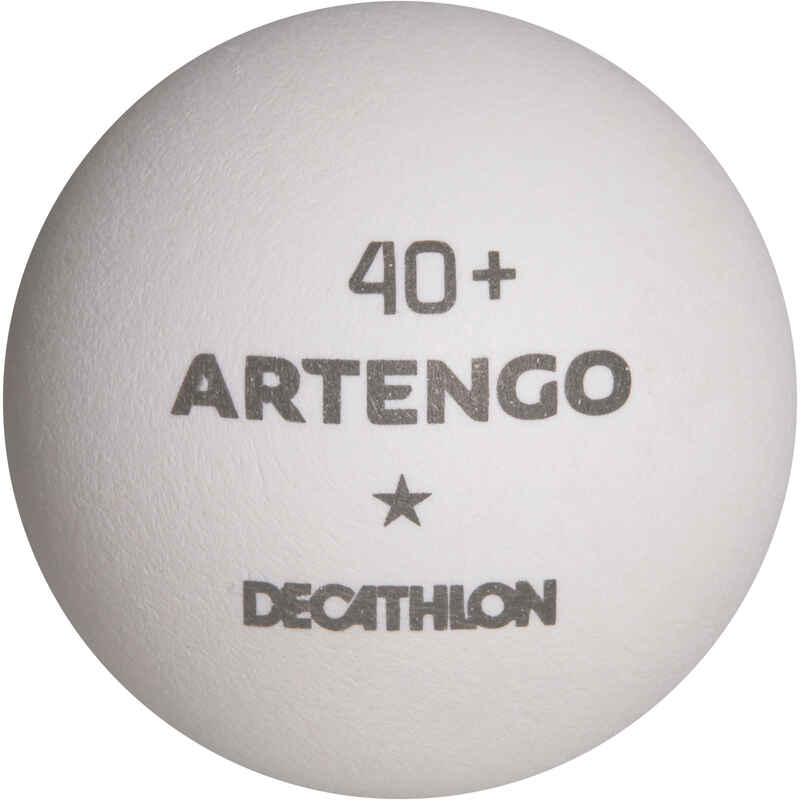 PELOTAS DE PING PONG TTB 100 1* 40+ X72 BLANCAS Decathlon