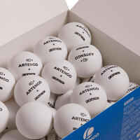 Table Tennis Balls TTB 100 1* 40+ 72-Pack - White