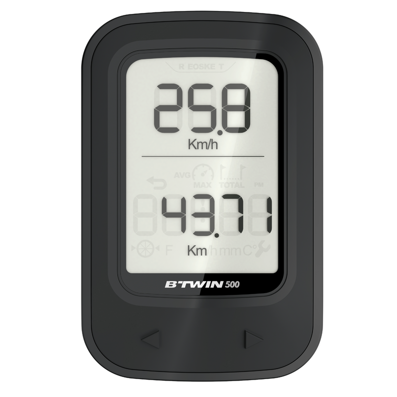 Compteur velo van rysel 500 sans fil noir pour les clubs et collectivites Decathlon Pro