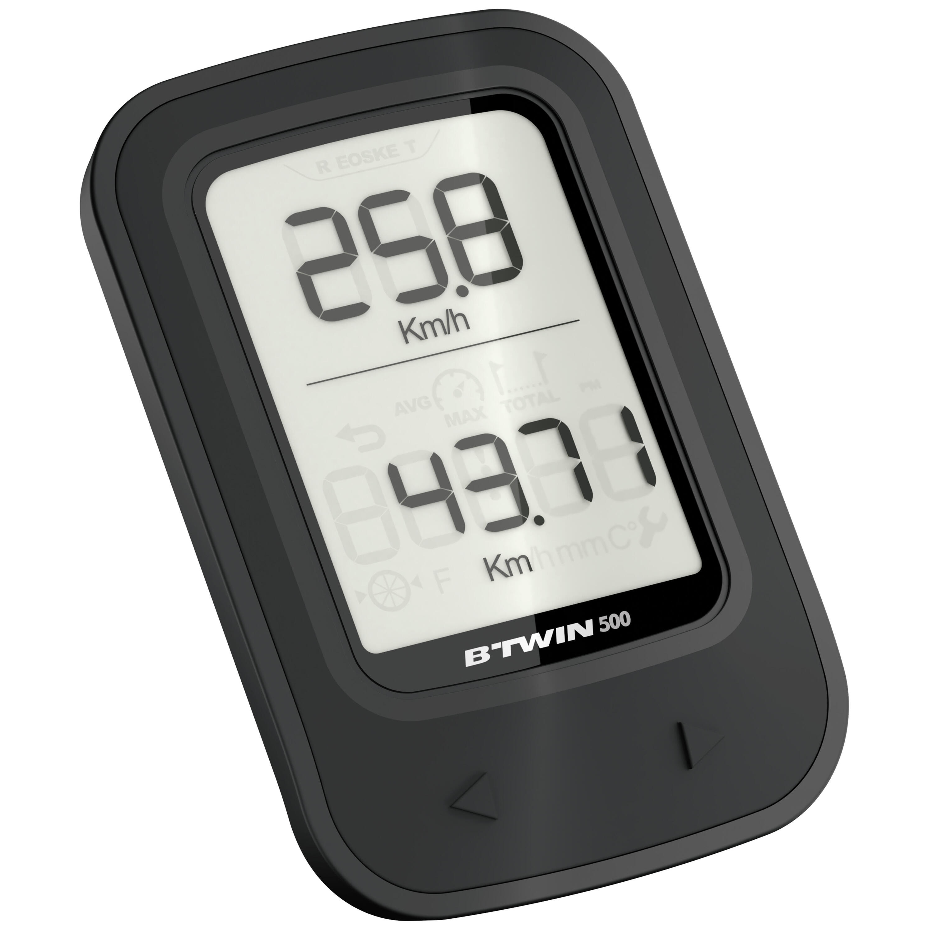 Wireless Bike Cyclometer Van Rysel 500 - Black 7/9