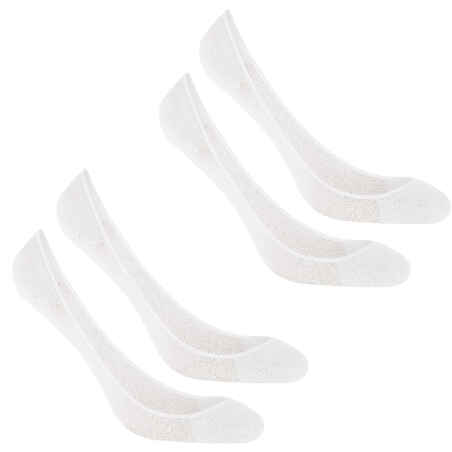 Bele nogavice za balerinke za aktivno hojo WS 140 (2 para)