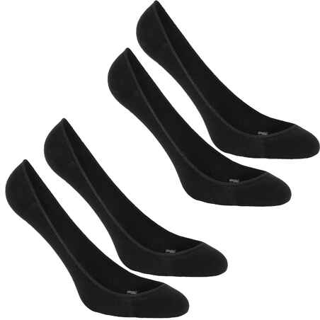 Črne nogavice za balerinke za aktivno hojo WS 140 (2 para)