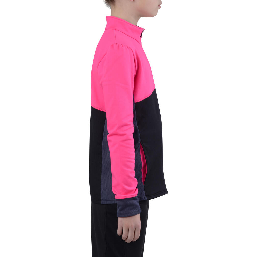 Trainingsjacke 560 Kinder schwarz/rosa