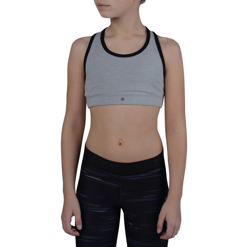 black gym crop top