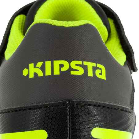 Kids' Rugby Moulded Boots Skill R100 FG - Yellow/Black