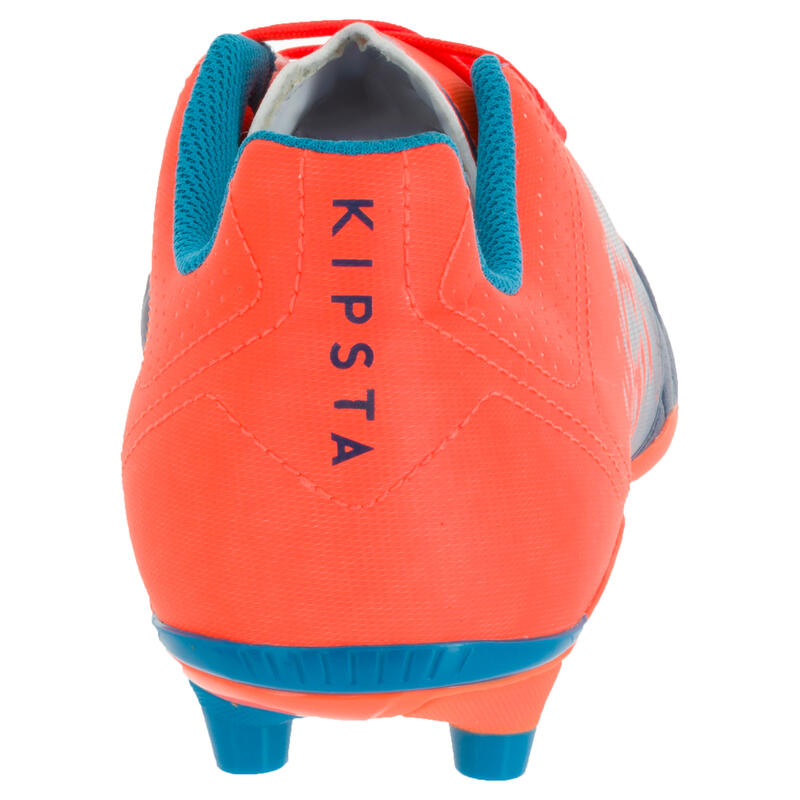 Ragbyová obuv Agility 500 FG na suchý povrch oranžovo-modrá