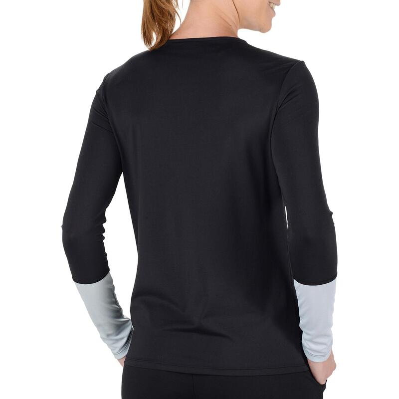 女性球拍運動T恤基礎快乾系列-灰色