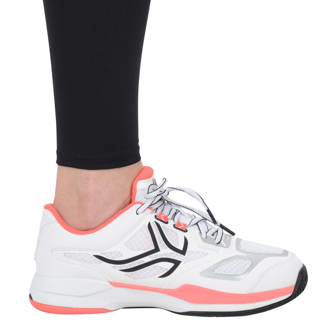 Tennisrock  500 warm Damen schwarz