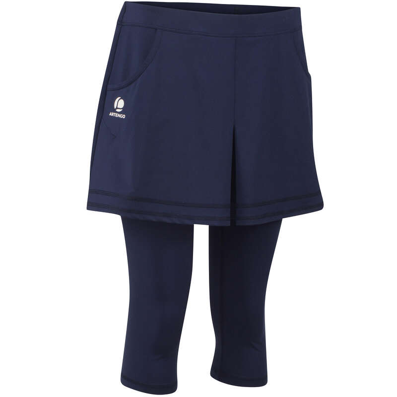 ARTENGO Thermic 900 Women's Tennis Skirt Navy Decathlon