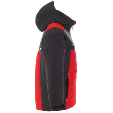 Дитяча лижна куртка 500 для лижного спорту - Червона