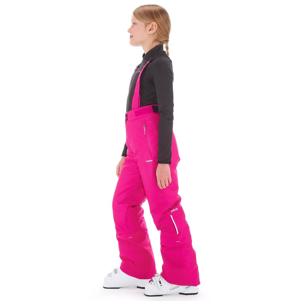 Skihose Piste 500 Kinder rosa