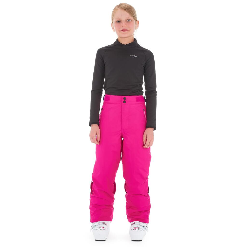 Skihose Piste 500 Kinder rosa