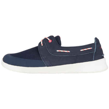 Cruise 100 Women's Leather Boat Shoes Dark Blue