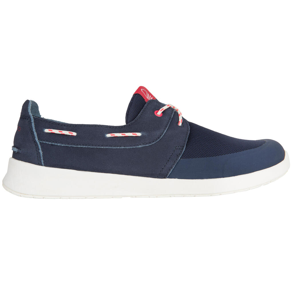 Cruise 100 Women's Leather Boat Shoes Dark Blue