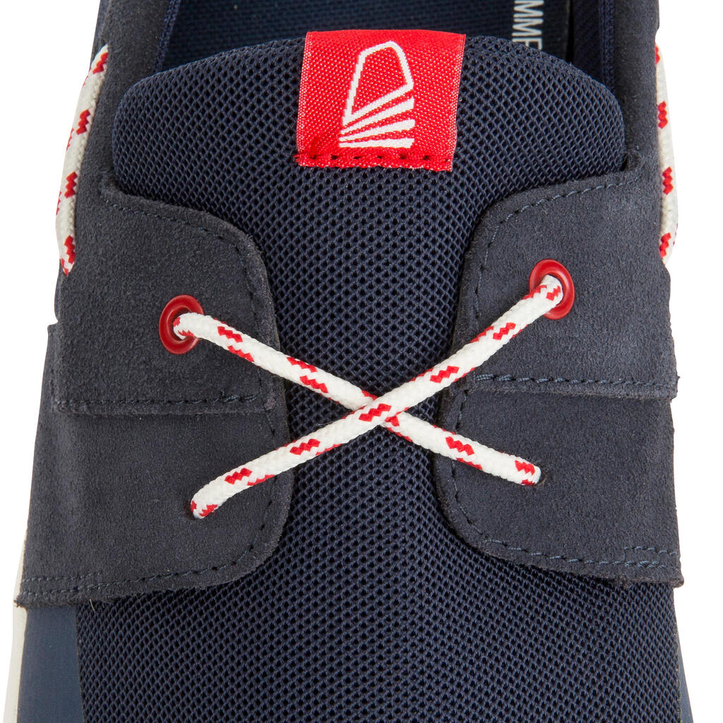 Men's Sailing Boat Shoes 100 - Navy