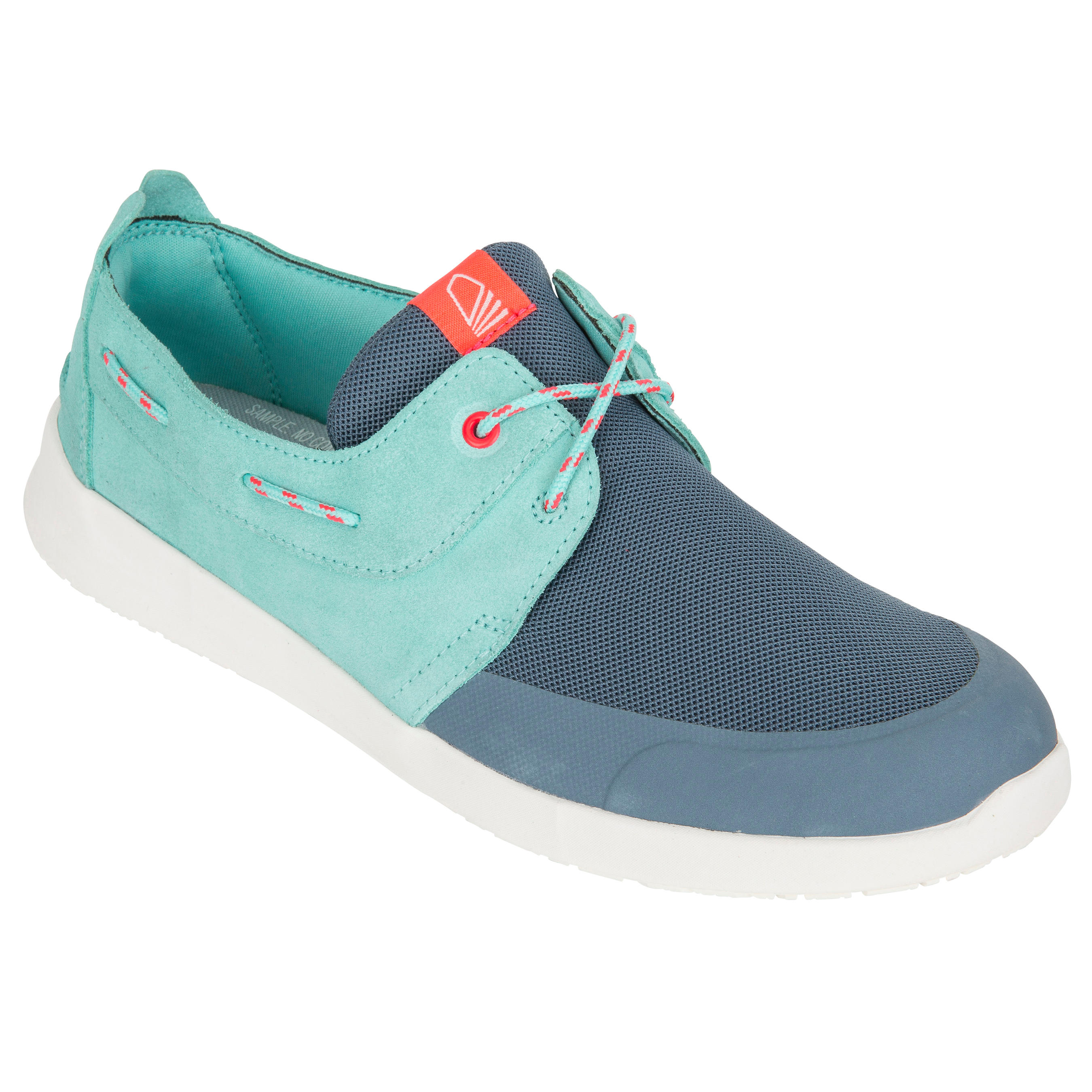 

Cruise 100 Women's Leather Boat Shoes Turquoise Green / Dark Blue, Blue/green