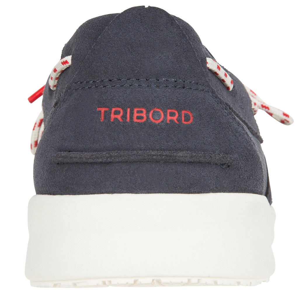 Men's Sailing Boat Shoes 100 - Navy
