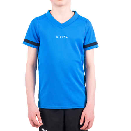 Camiseta de Rugby Kipsta 100 niños azul