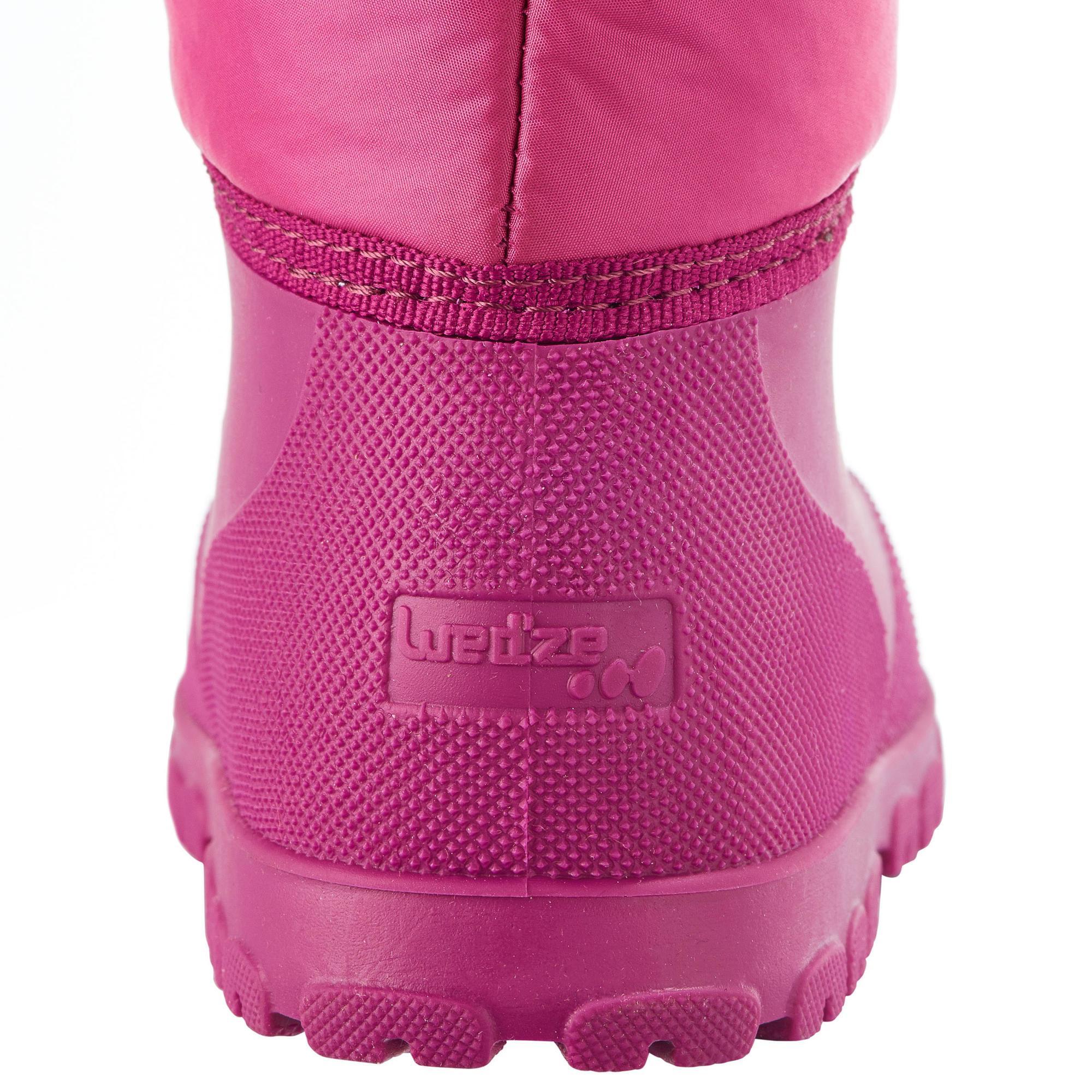 Bottes de neige luge b b WARM bleues WEDZE Decathlon