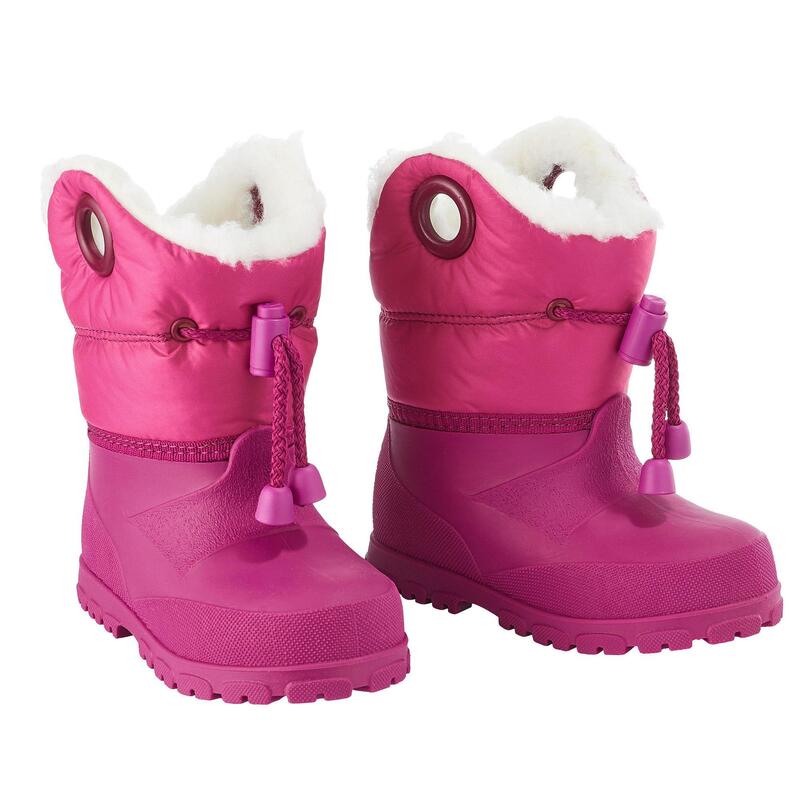 Schneestiefel warm Baby rosa