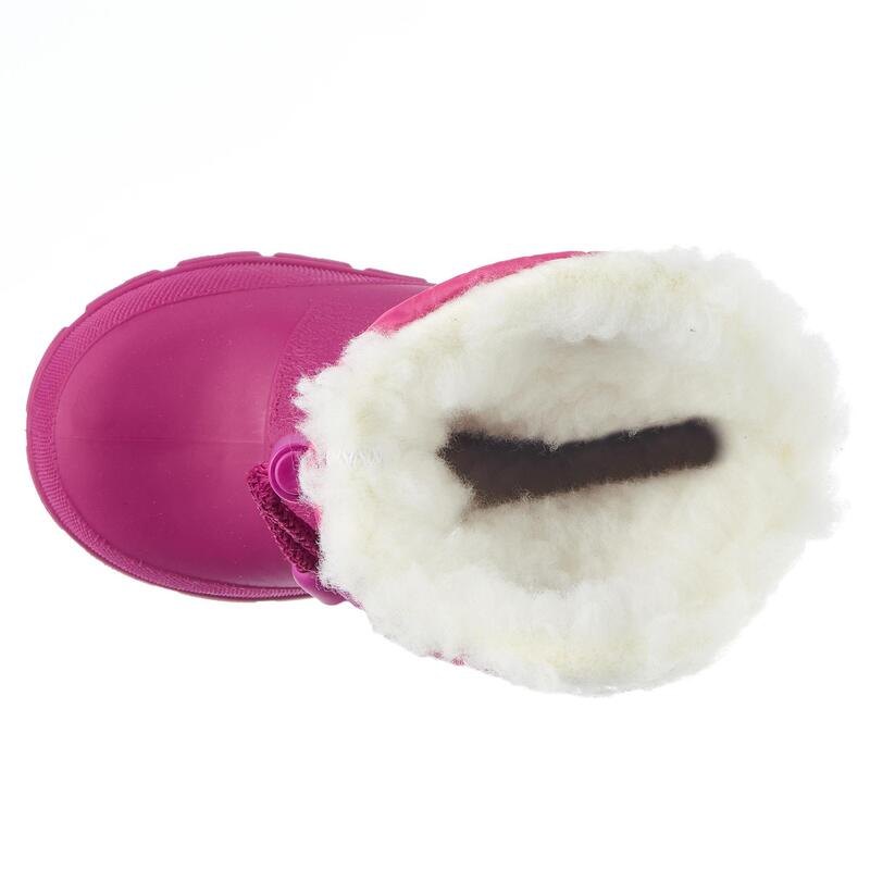 Schneestiefel warm Baby rosa