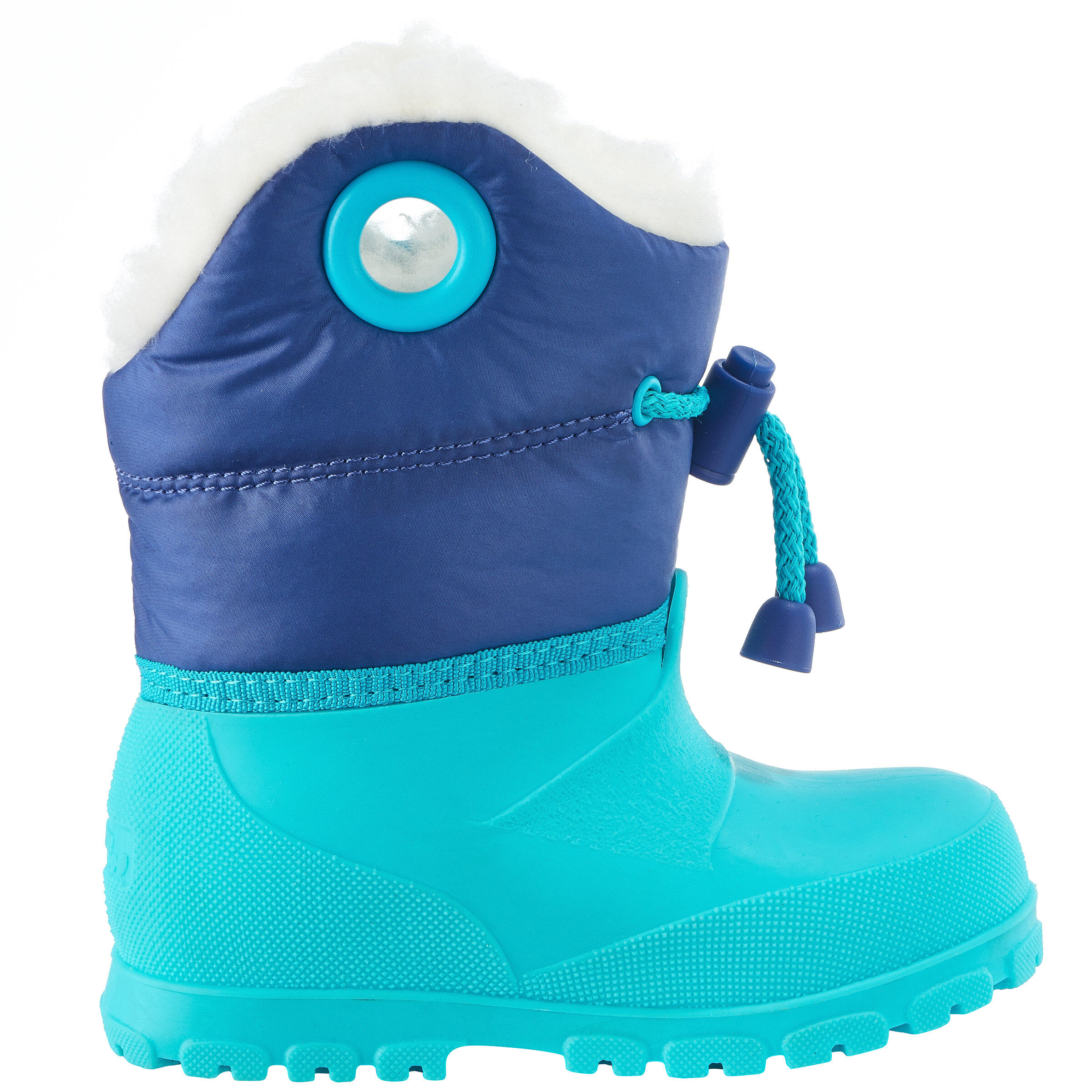 Bottes De Neige Luge Bebe Warm Bleues Lugik Decathlon