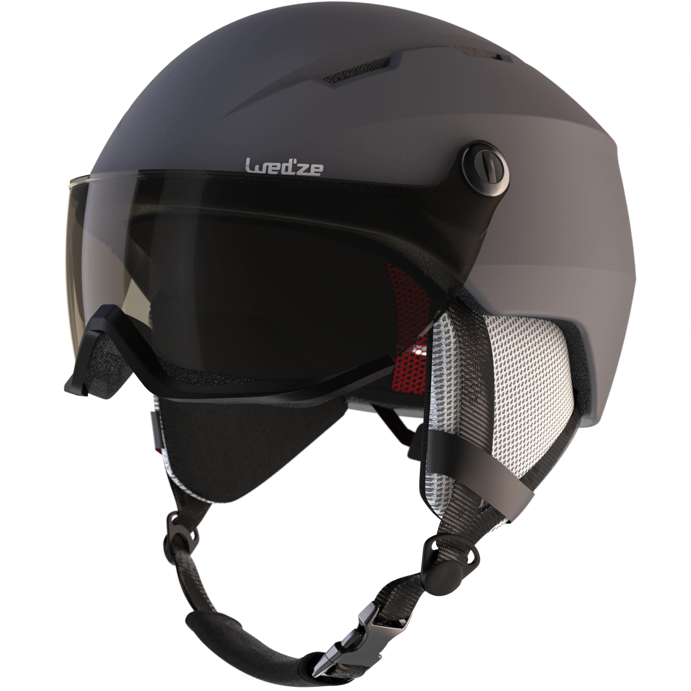 Skihelm mit Visier Piste H350 Erwachsene Wedze DECATHLON