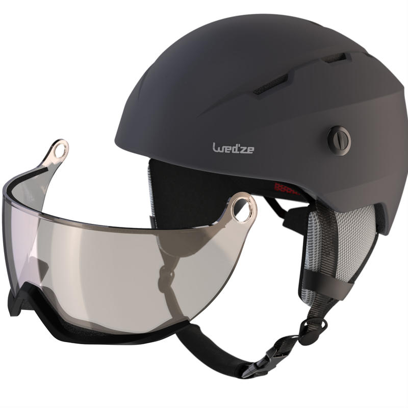 ADULT SKI HELMETH100GREY Decathlon