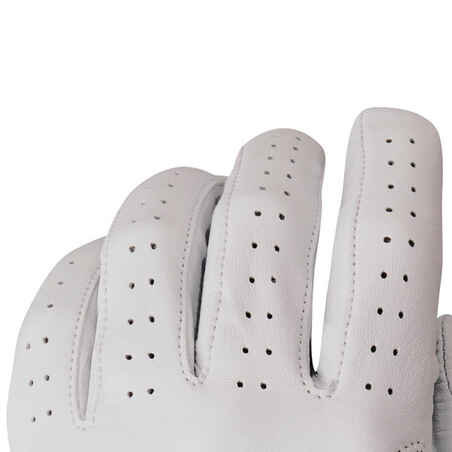 500 Men's Golf Advanced and Expert Glove - Right-Hander White