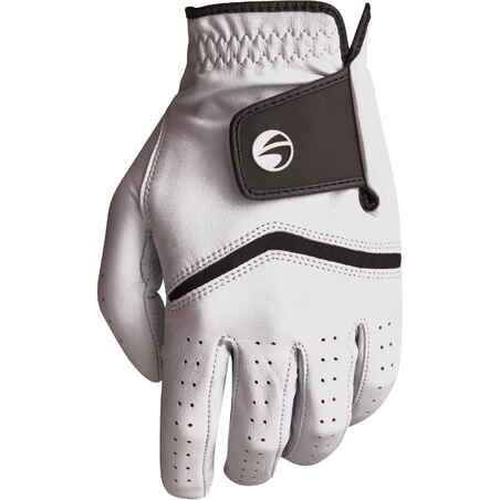 500 Men's Golf Advanced and Expert Glove - Right-Hander White