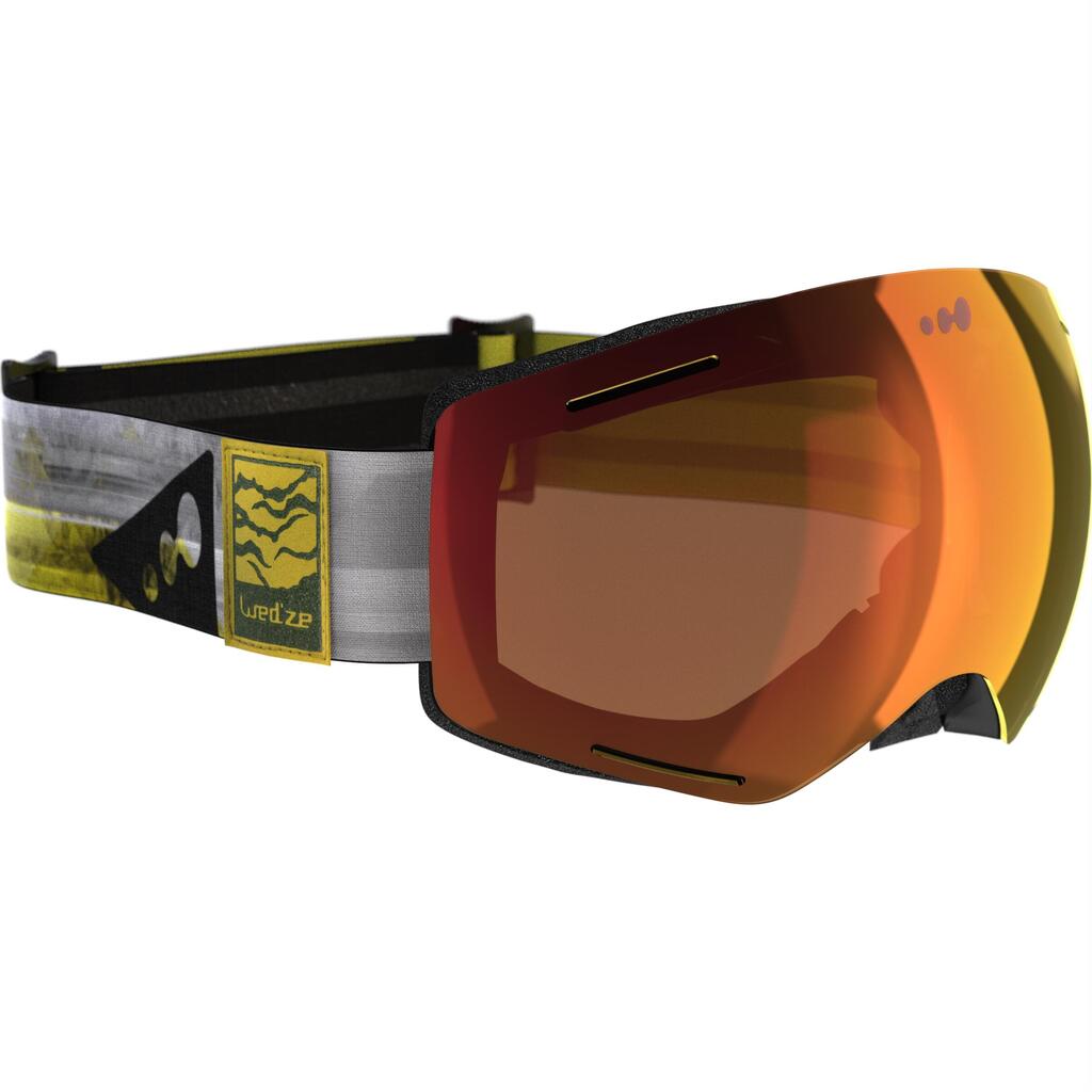 Dámske lyžiarske a snowboardové okuliare G 520 do jasného počasia modré