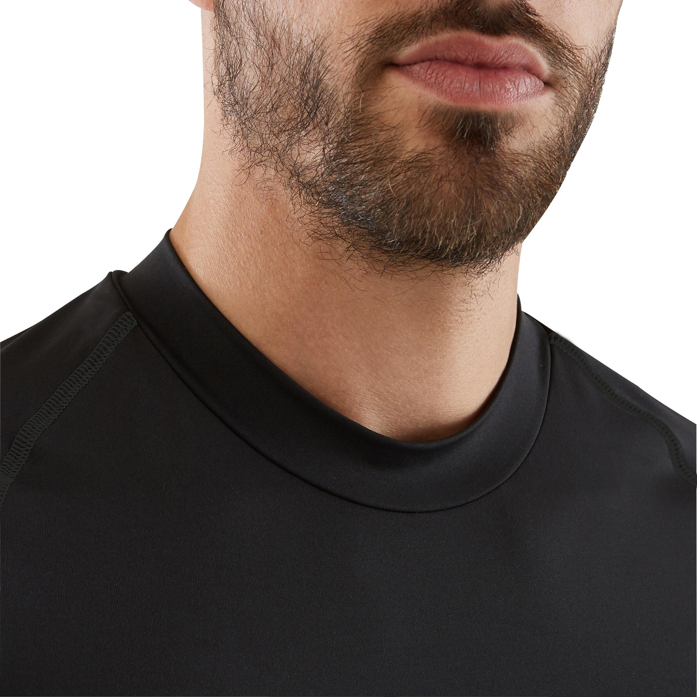 Decathlon Football Men Adult Long-Sleeved Football Base Layer Top  Keepcomfort - Black - Kipsta