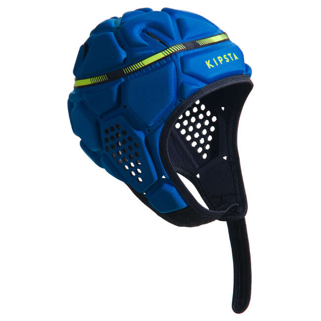 OFFLOAD R500 Rugby Scrum Cap Blue/Yellow Decathlon