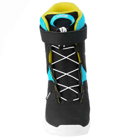 Snowboard Boots All Mountain/Freestyle Indy 300 Fast Lock Kinder schwarz/blau