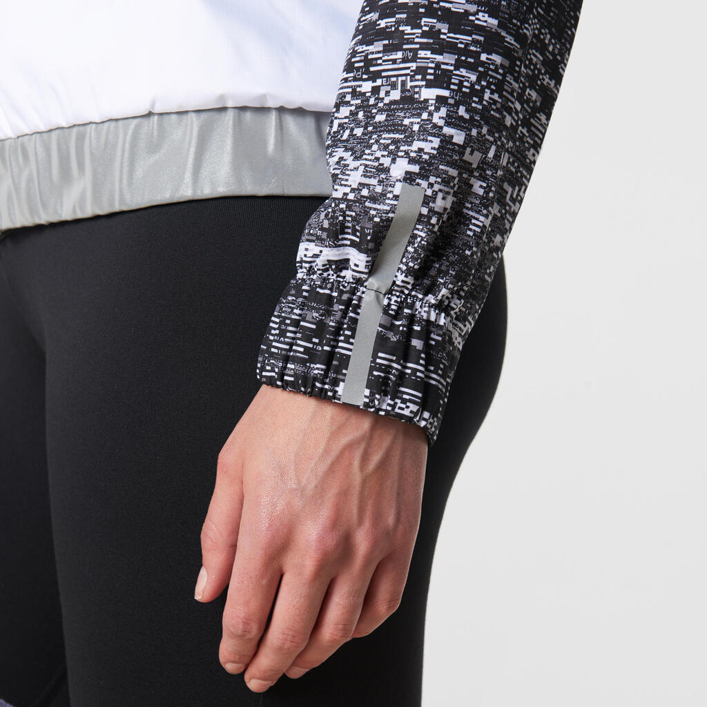 Laufjacke Run Rain Night Damen weiß