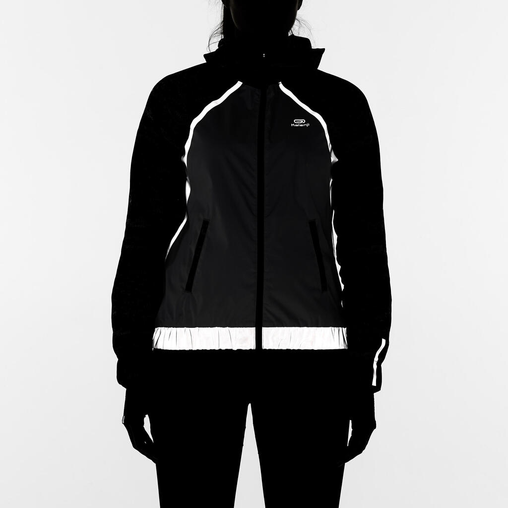Laufjacke Run Rain Night Damen weiß