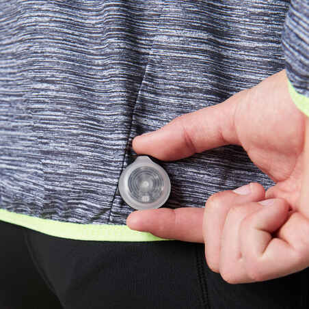 RUN RAIN men's running jacket grey