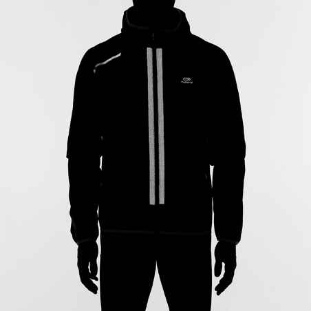 RUN RAIN men's running jacket grey