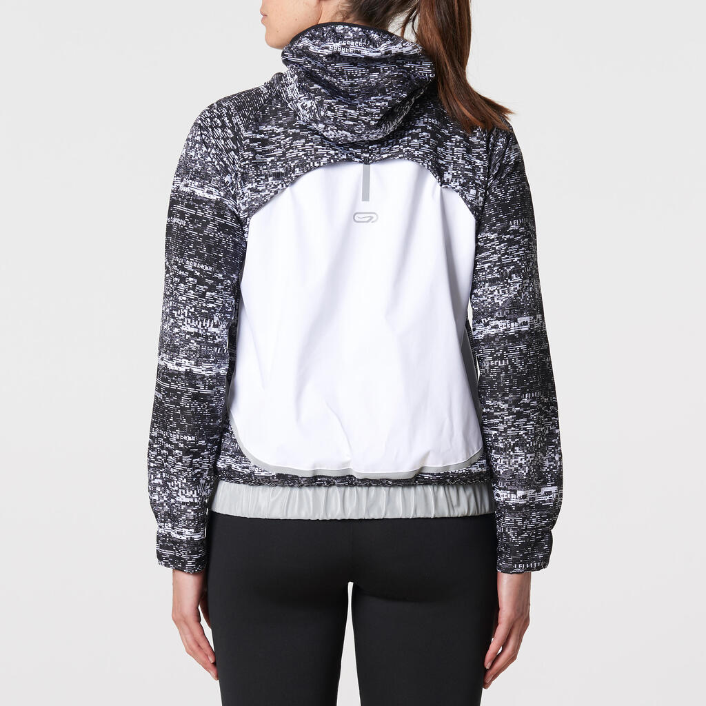 Laufjacke Run Rain Night Damen weiß