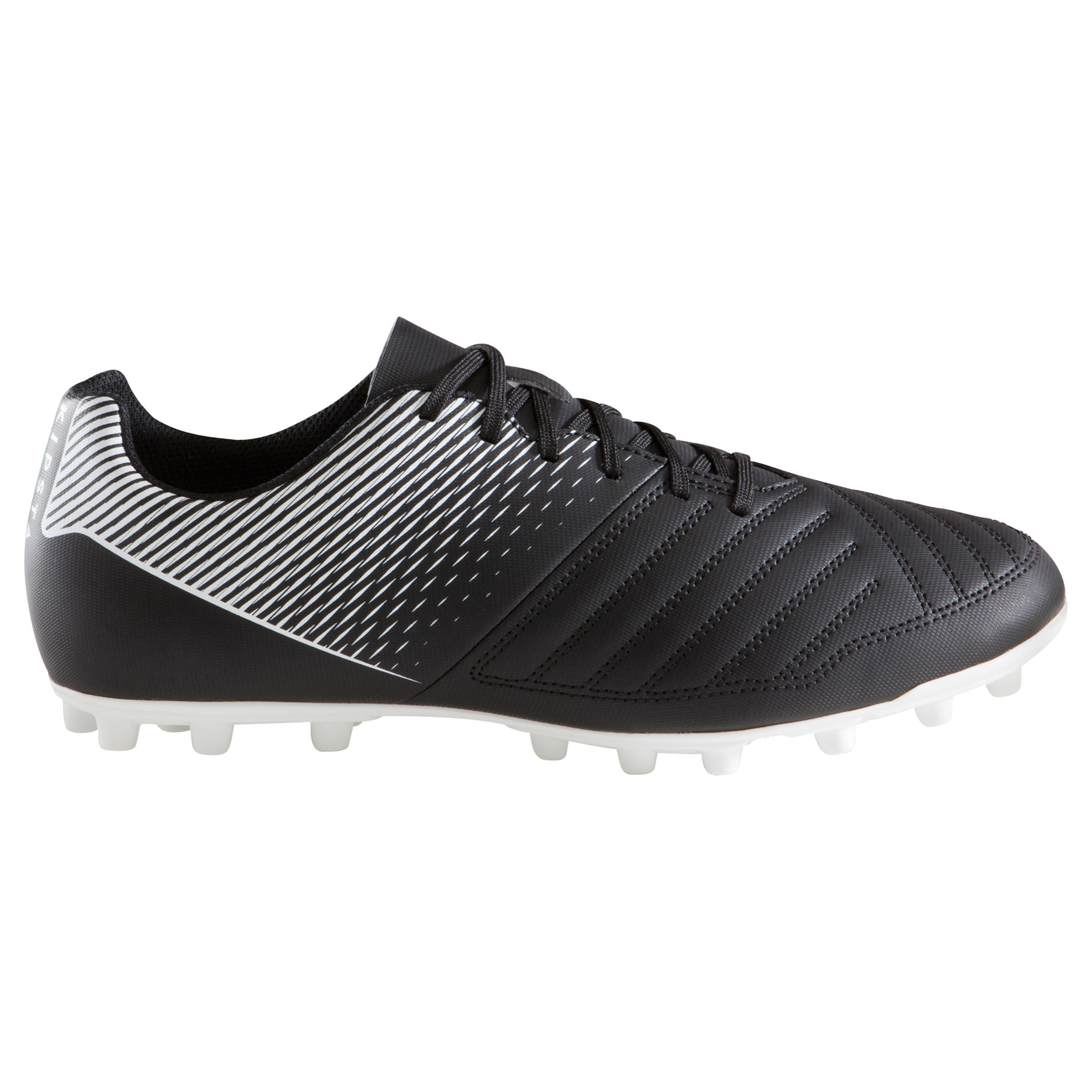 Chaussure de soccer adulte terrains secs Agilité 100 FG adulte noire - KIPSTA