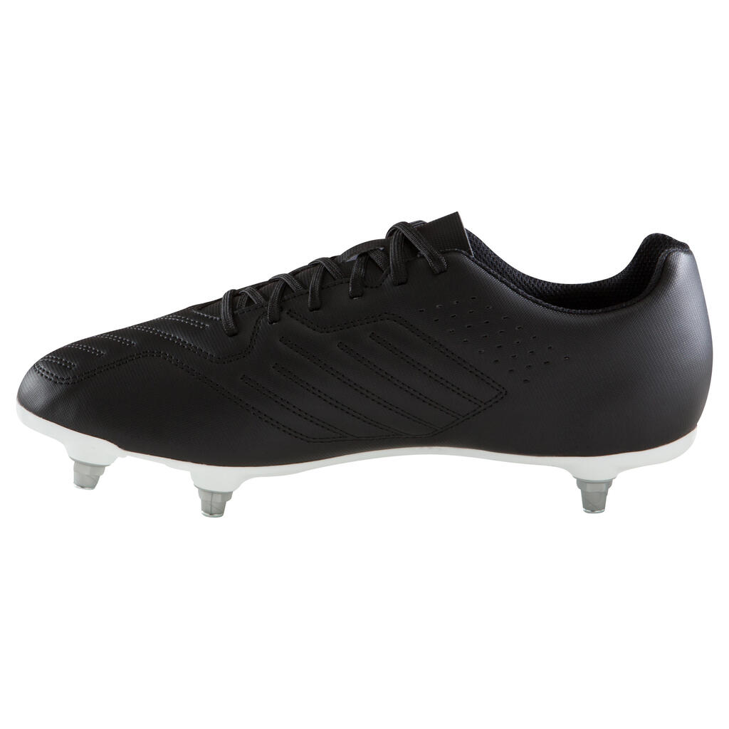 Damen/Herren Fussball Stollenschuhe SG - Agility 100 schwarz