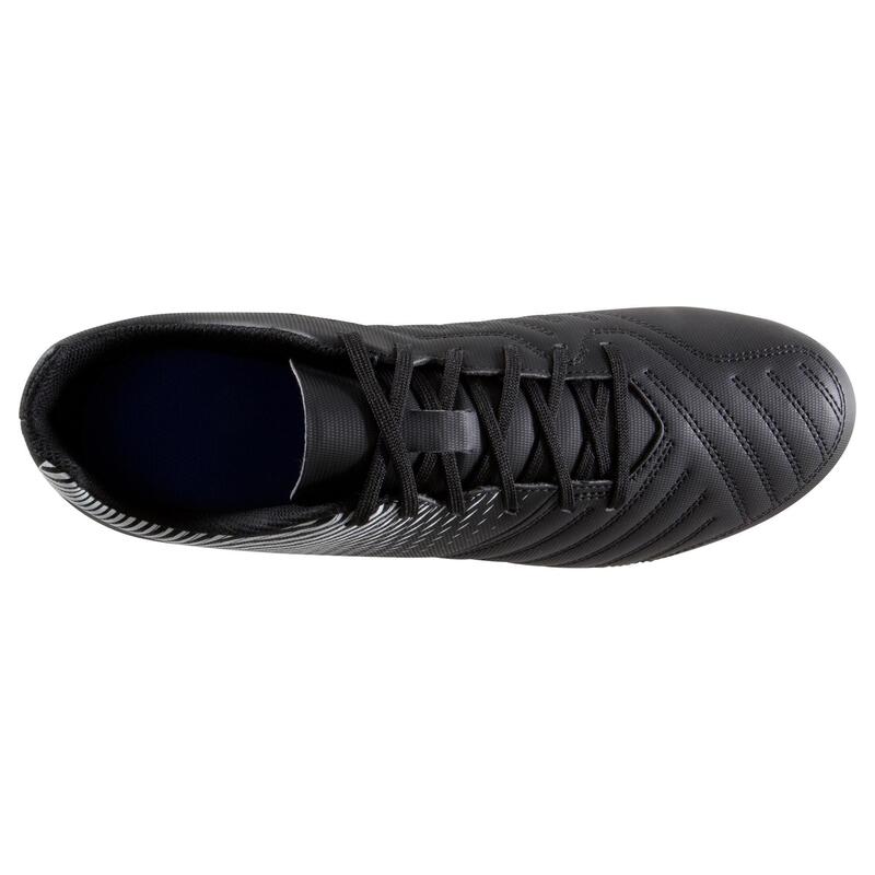 Adult dry pitch football boots, black KIPSTA - Decathlon