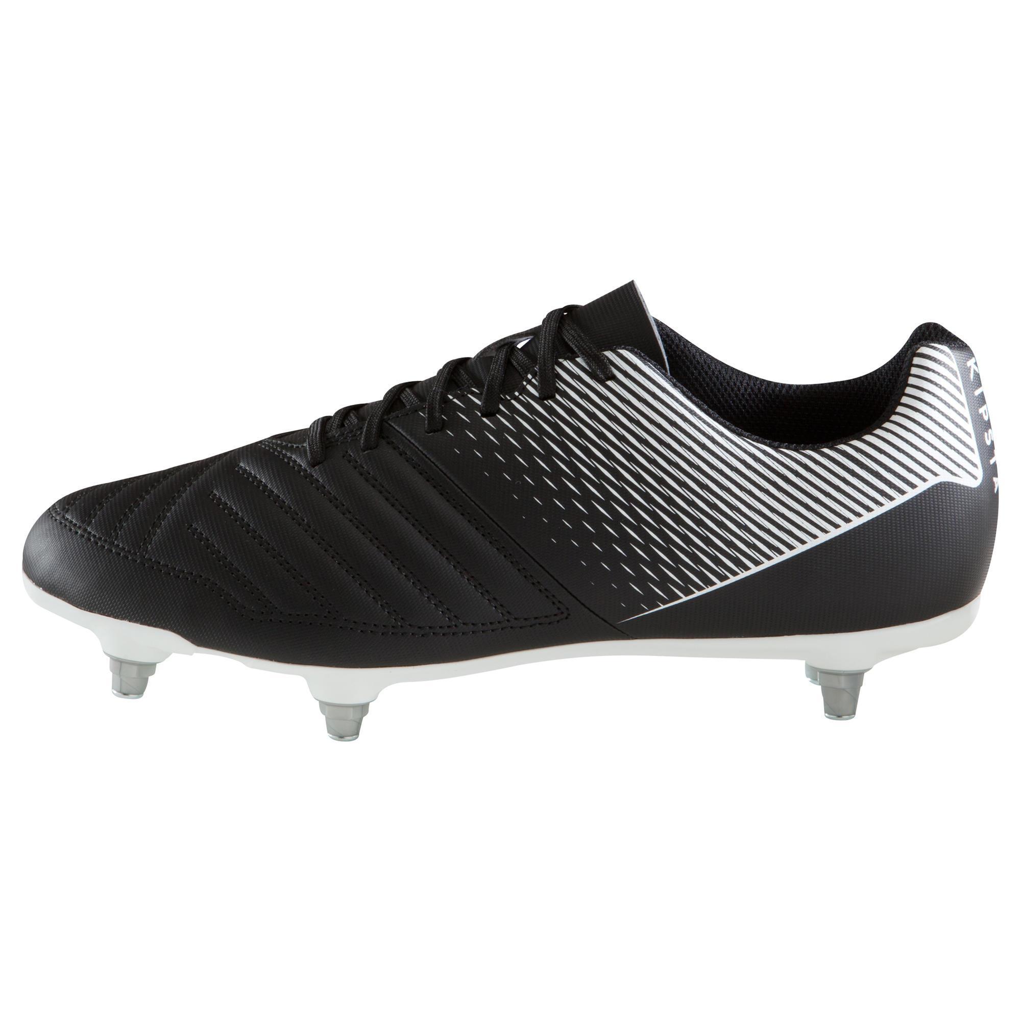 Botas de F tbol Kipsta Agility 100 SG tacos aluminio adulto negro