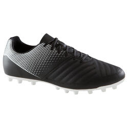 成人款天然草地足球鞋AGILITY 100 FG－黑色