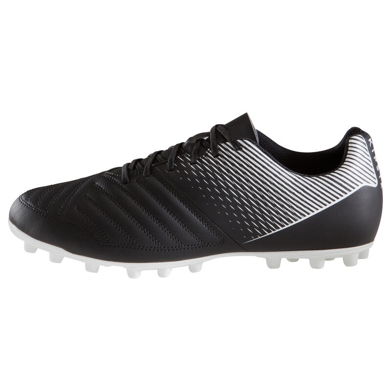 Damen/Herren Fussballschuhe Nocken Agility 100 AG/FG schwarz